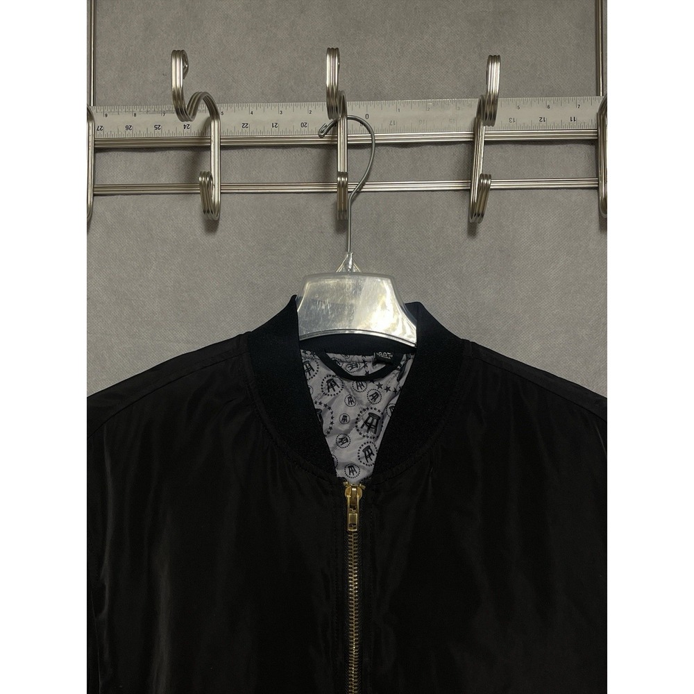 Barstool Jacket‎ Men XXL Black Bomber Varsity Zip Flight Pilot Casual Motorcycle